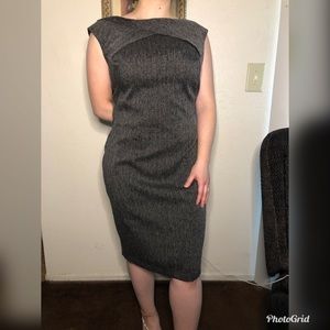 Evan Picone Gray Sheath Dress for Special Event